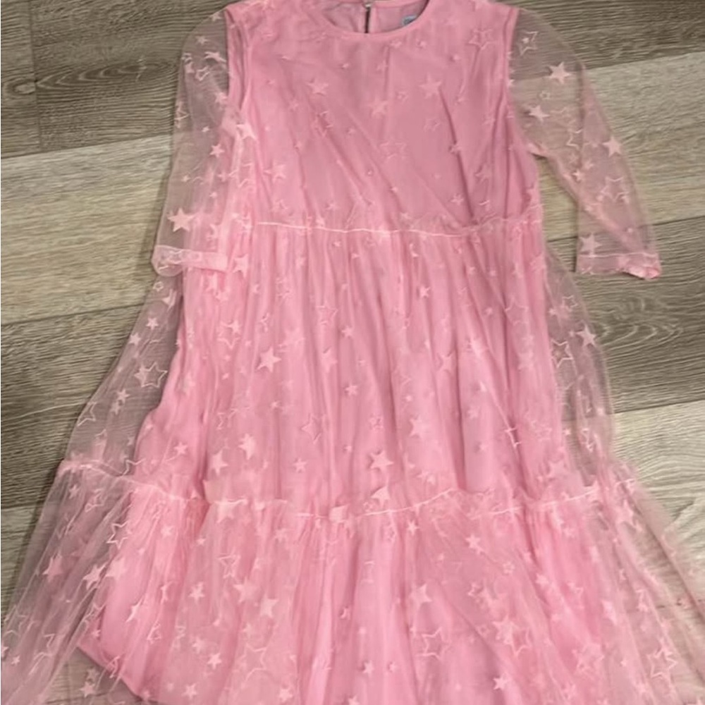 Pink Starry Kids Dress size 7-8